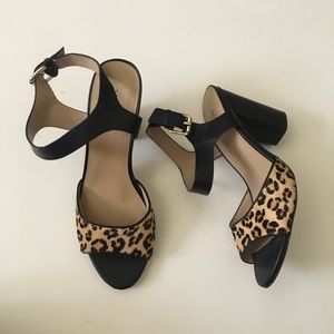 Sole Society “Caddie” Animal Print Sandal- sz. 8.5